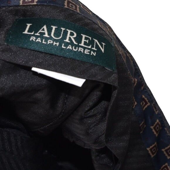 Lauren Ralph Lauren 30x29 (Actual) Gray Flat Front Dress Pants Work Preppy - Picture 10 of 11